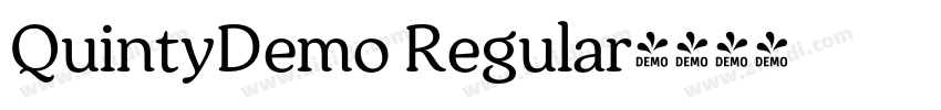 QuintyDemo Regular字体转换